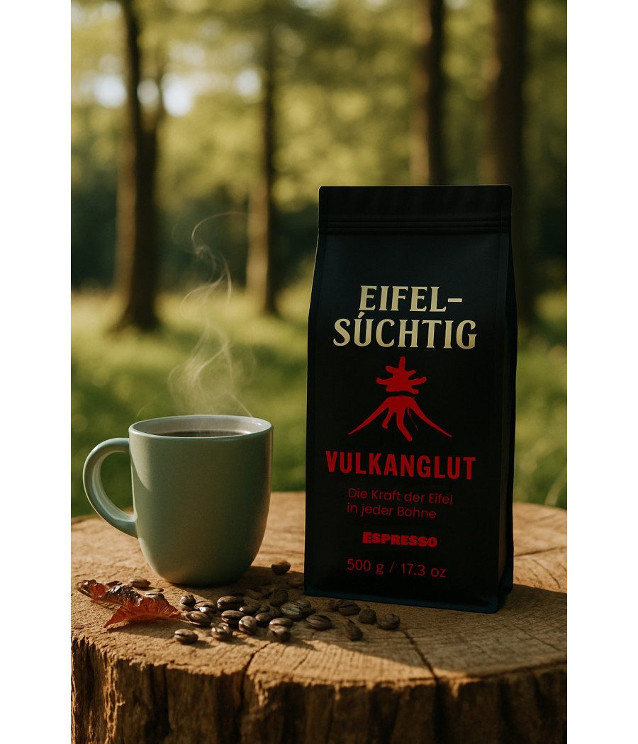 Espresso Eifelsüchtig Vulkanglut Arabica-Bohnen aus Süd- und Mittelamerika Bio